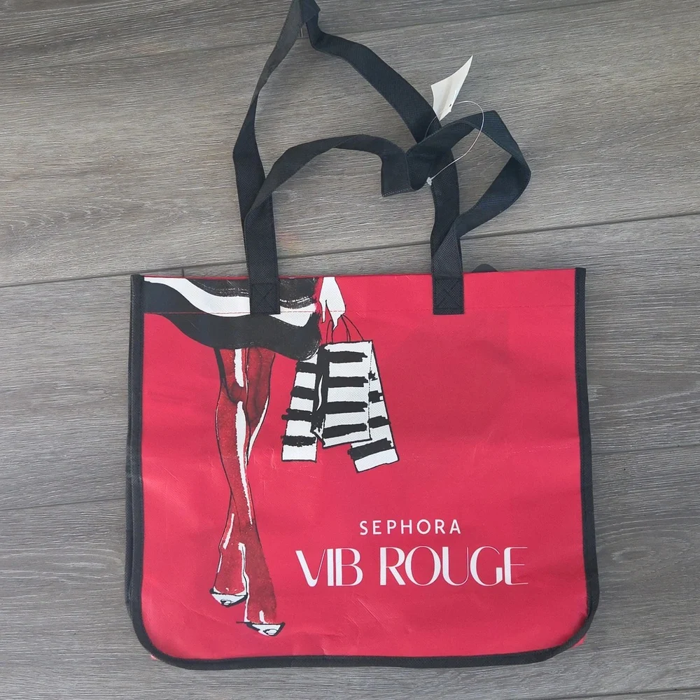 Sephora Vib Rouge Red and Black Tote